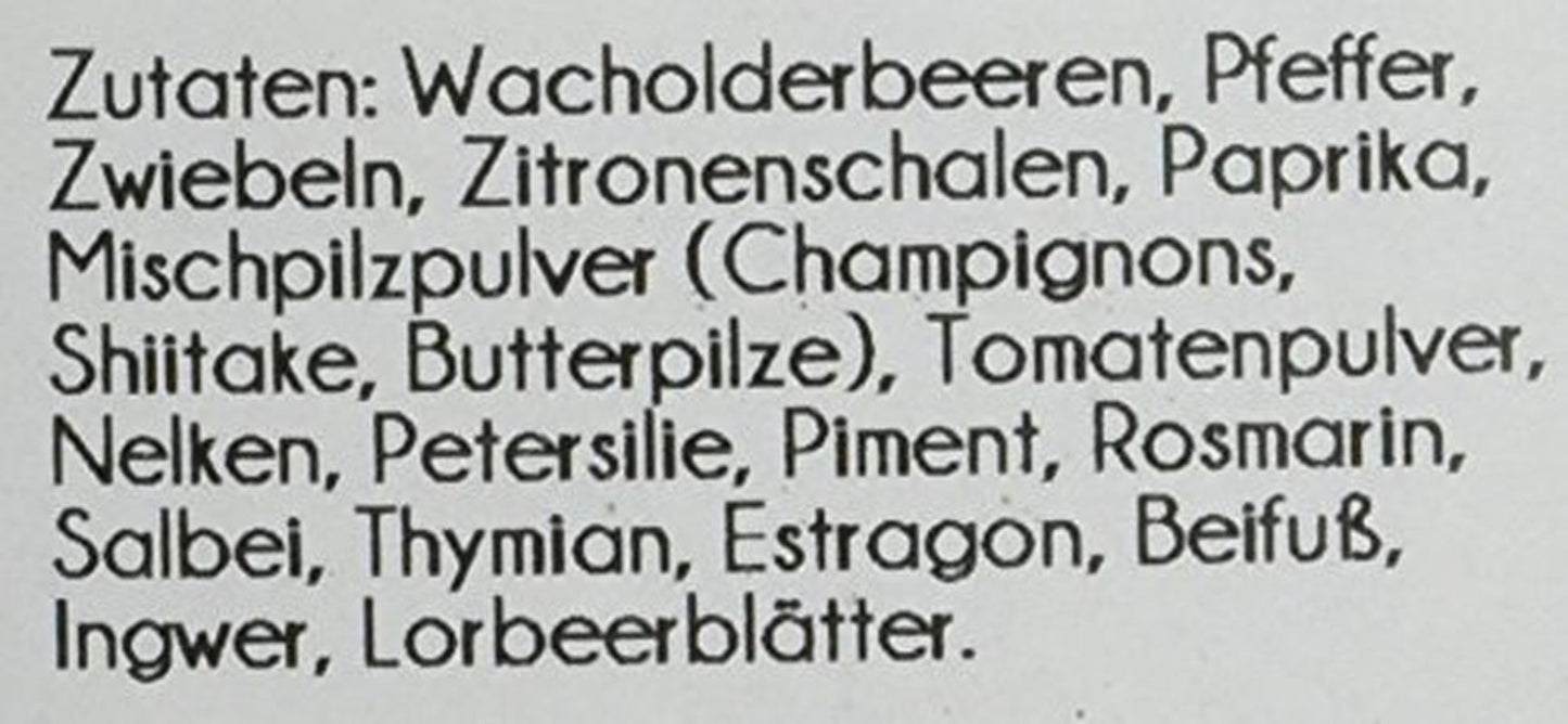 Wild Gewürz 400 g, 1er paquete (1x 0,4 kg)