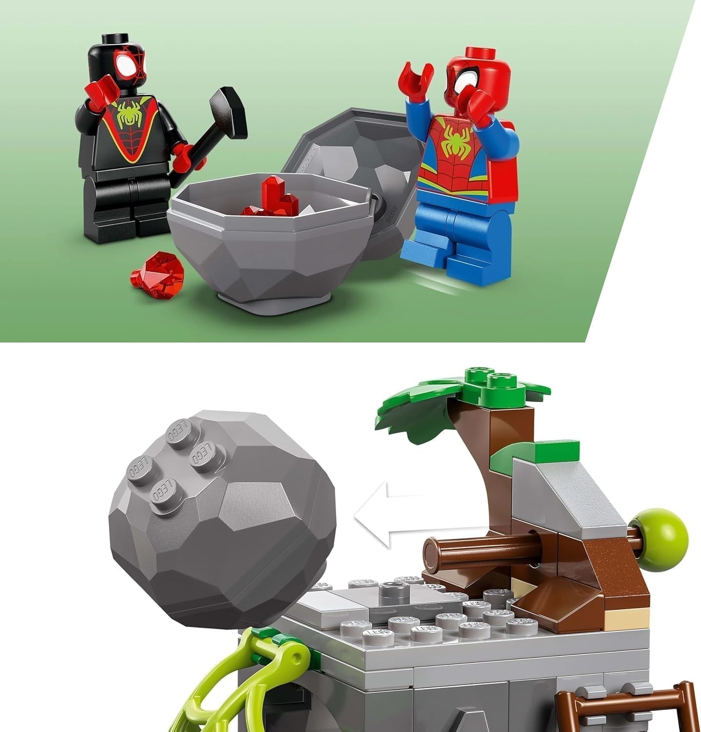 LEGO Marvel Equipo de Spidey en misión de rescate en el Dino Truck Coche de juguete para construir para superhéroes Set de aventuras para niños a partir de 4 años Spidey y sus súper amigos 11199 Juegos de construcción Besuche den LEGO-Store