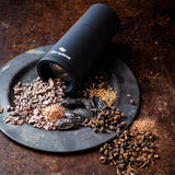 Molinillo de Especias Microplane Negro para Nuez Moscada, Canela, Haba Tonka, Pimienta Larga y Otras Especias Secas Molienda y Molinillos Naty Shop