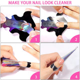 ® 100 Plantillas de Uñas y 1 Hoja de 24 Discos Adhesivos Transparentes para Uñas, Plantillas de Extensión de Uñas, Plantillas de Extensión de Uñas de Gel Autoadhesivas, Accesorios para Uñas Artificiales