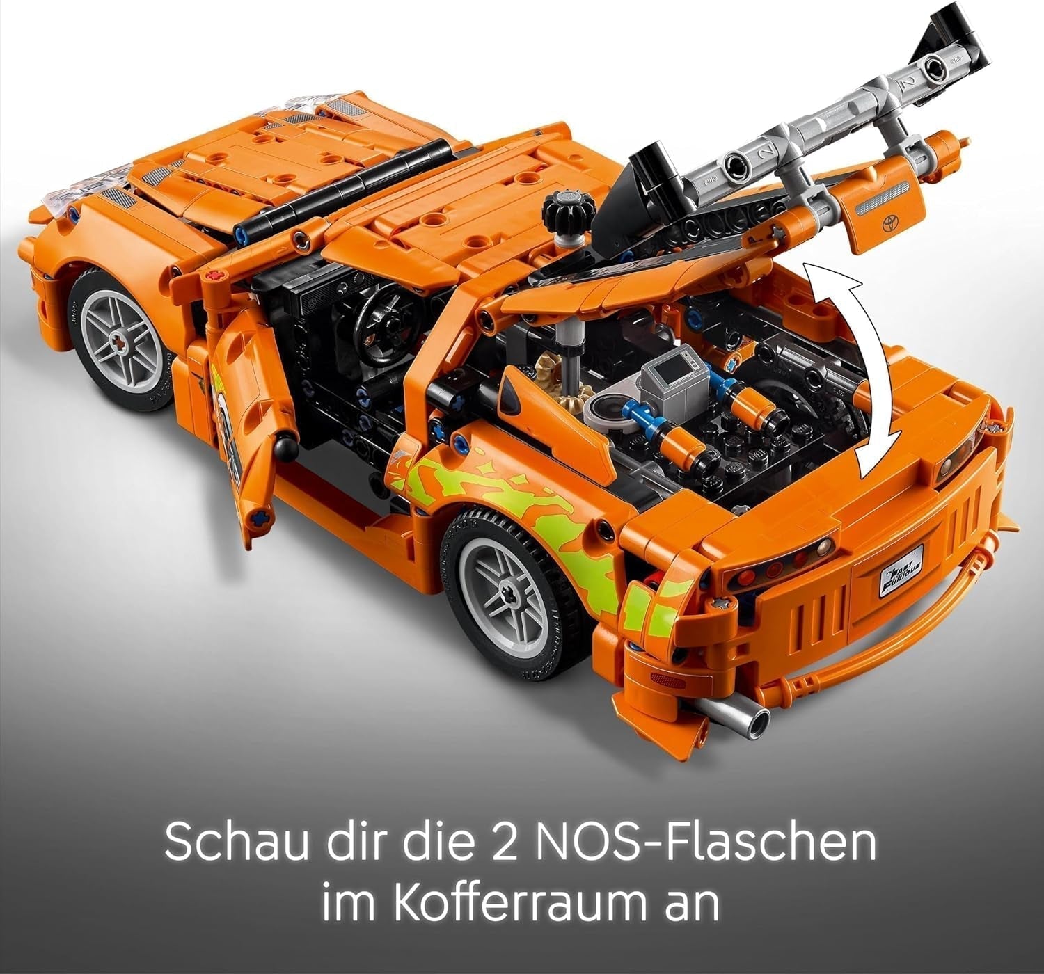 LEGO Technic Toyota Supra MK4 Fast and Furious - Coche de juguete - Con motor de 6 cilindros y puertas que se abren - Set de modelos para niños y niñas mayores de 9 años - Idea de regalo de cumpleaños 42204 Juegos de construcción Beuche den LEGO-Store