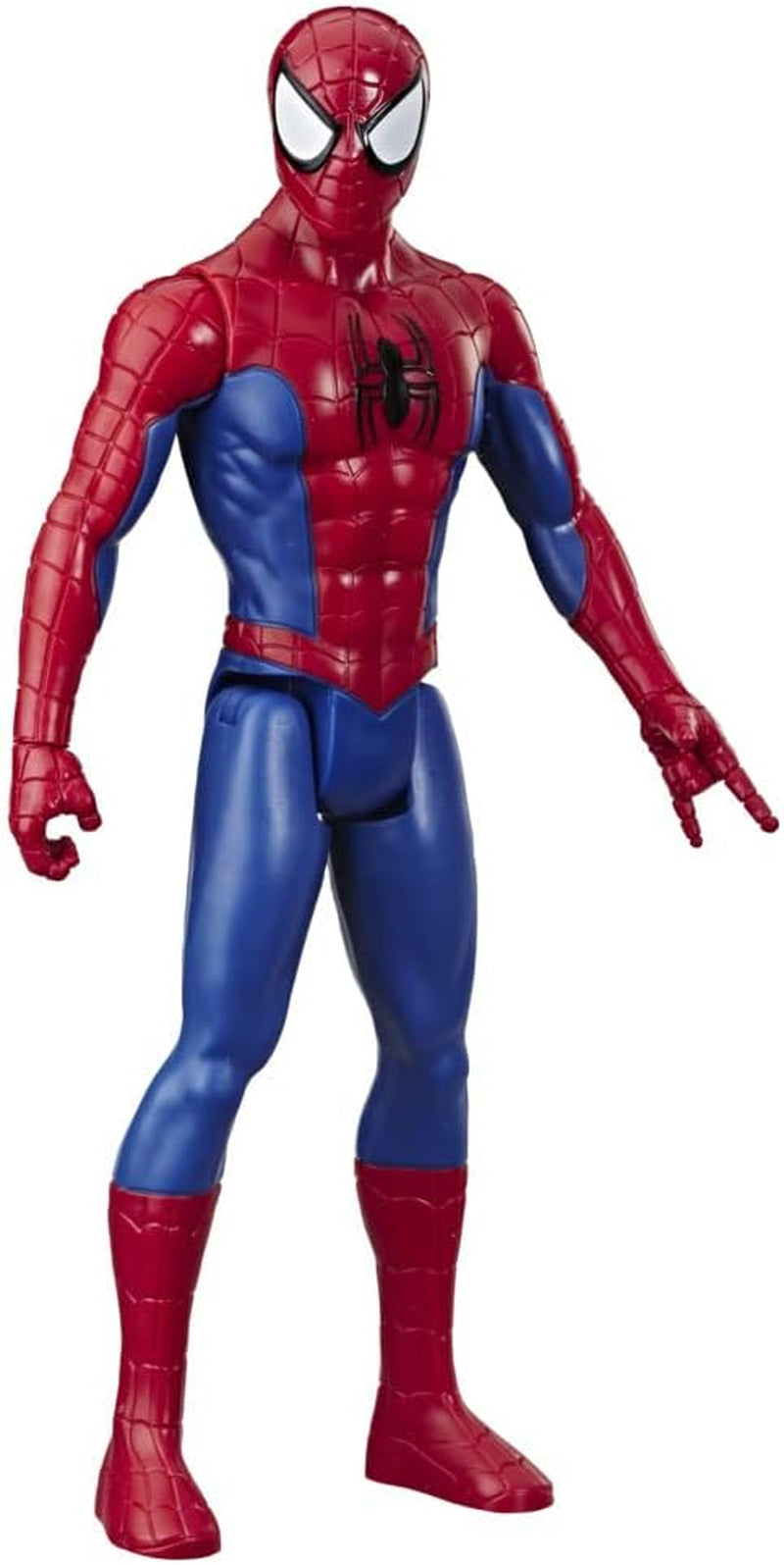 Marvel Titan Hero Series Spider-Man Figura de acción Superhéroe de 30 cm de alto con extremidades móviles Compatible con otros juguetes de Spider-Man para niños 5+ Figuras de acción Naty Shop