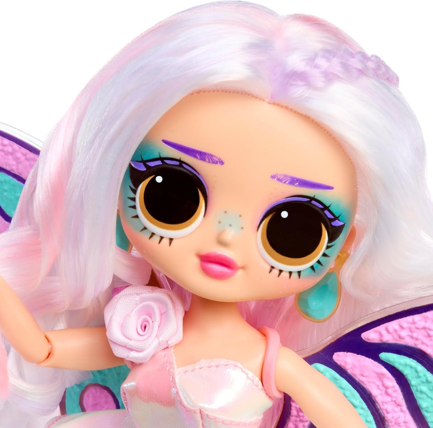 Jajaja ¡Sorpresa! Serie OMG Eye Spy - Hada - Incluye 1 muñeca con atuendo y accesorios, resolución de acertijos y descubrimiento sorpresa, 4 muñecas coleccionables