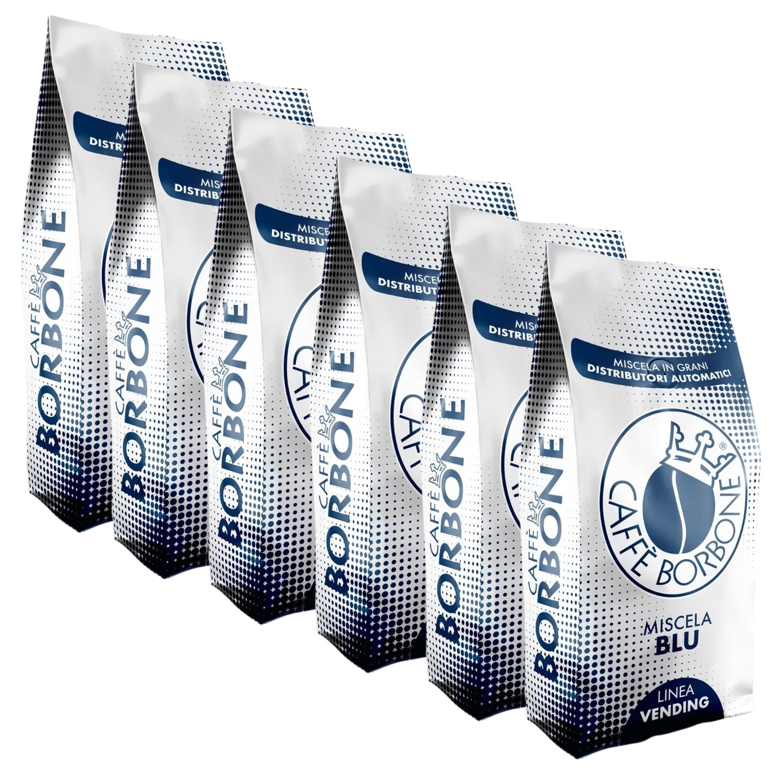 Café Blend Borbone AZUL en grano 1 kg x 6