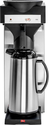 Cafetera espresso profesional con filtro 170 MT, jarra aislada para almacenamiento