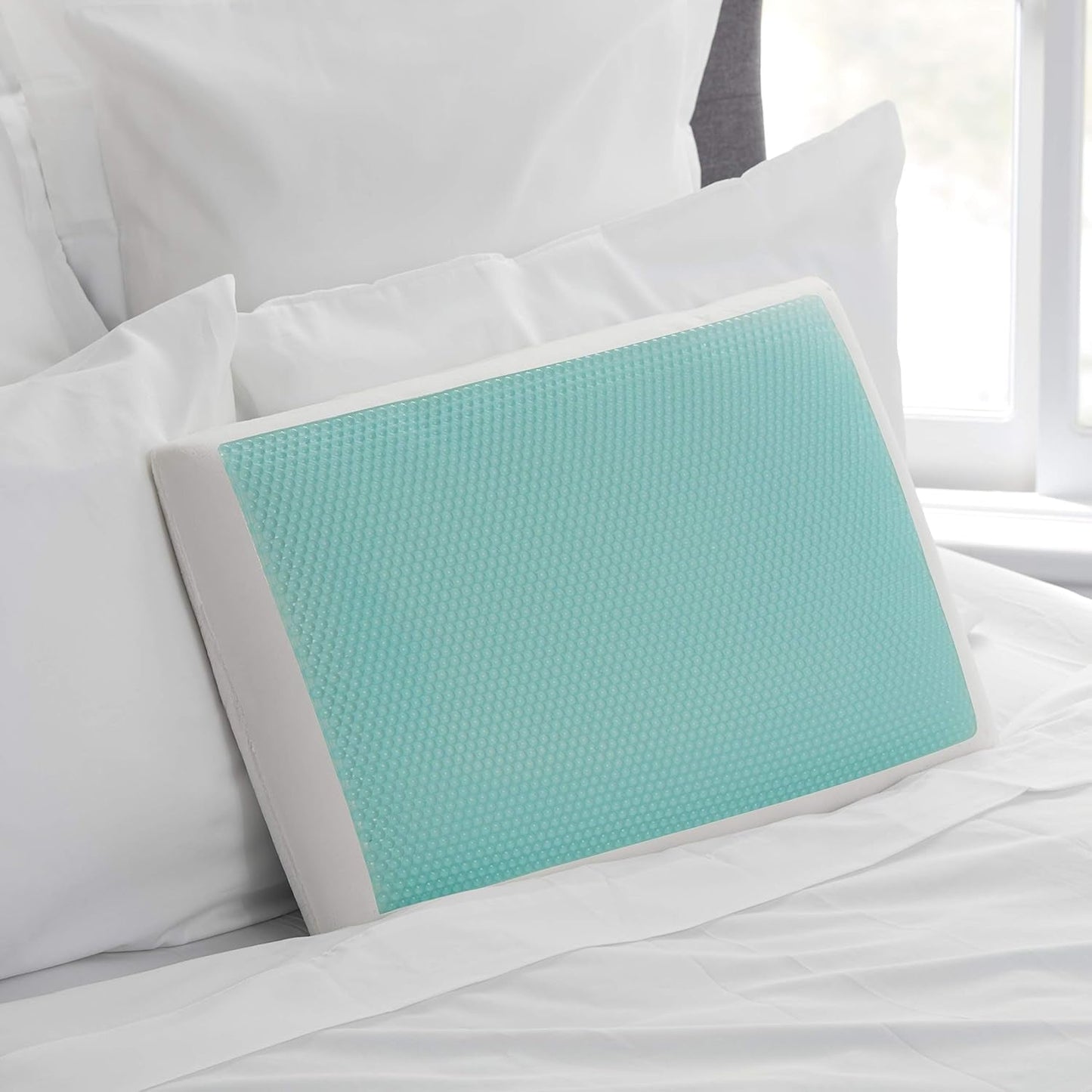 Sealy SE '19 Essentials SM Aqua Bubble Gel Sheet, almohada 1 MC (EE. UU.), blanco, 61 x 40 x 14 cm Naty Shop Standard Pillows Título predeterminado