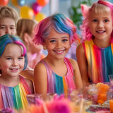 Set de lápices (carritos) para colorear el cabello de 12 colores vibrantes - fácil de usar - lavable - tinte para el cabello temporal - también para colores de cabello oscuros - como regalo Halloween Carnaval Cumpleaños Navidad Tinte para el cabello Naty Shop