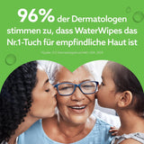 Toallitas húmedas WaterWipes Sensitive+ Hydrating Boost, toallitas hidratantes, 360 piezas (paquete de 6), 3 en 1 limpieza, cuidado, hidratación, 99% agua de aloe vera, toallitas para bebés sin perfume