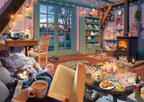 Schmidt Spiele 59655 En la Casa de Vacaciones, Puzzle Secreto de 1000 Piezas Puzzle Naty Shop