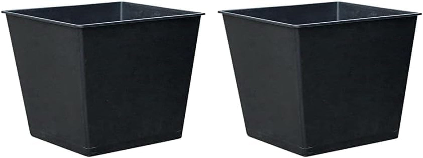 Maceta universal Dehner, plástico, negro, 30 x 26 x 26 cm