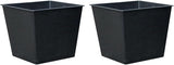 Maceta universal Dehner, plástico, negro, 30 x 26 x 26 cm