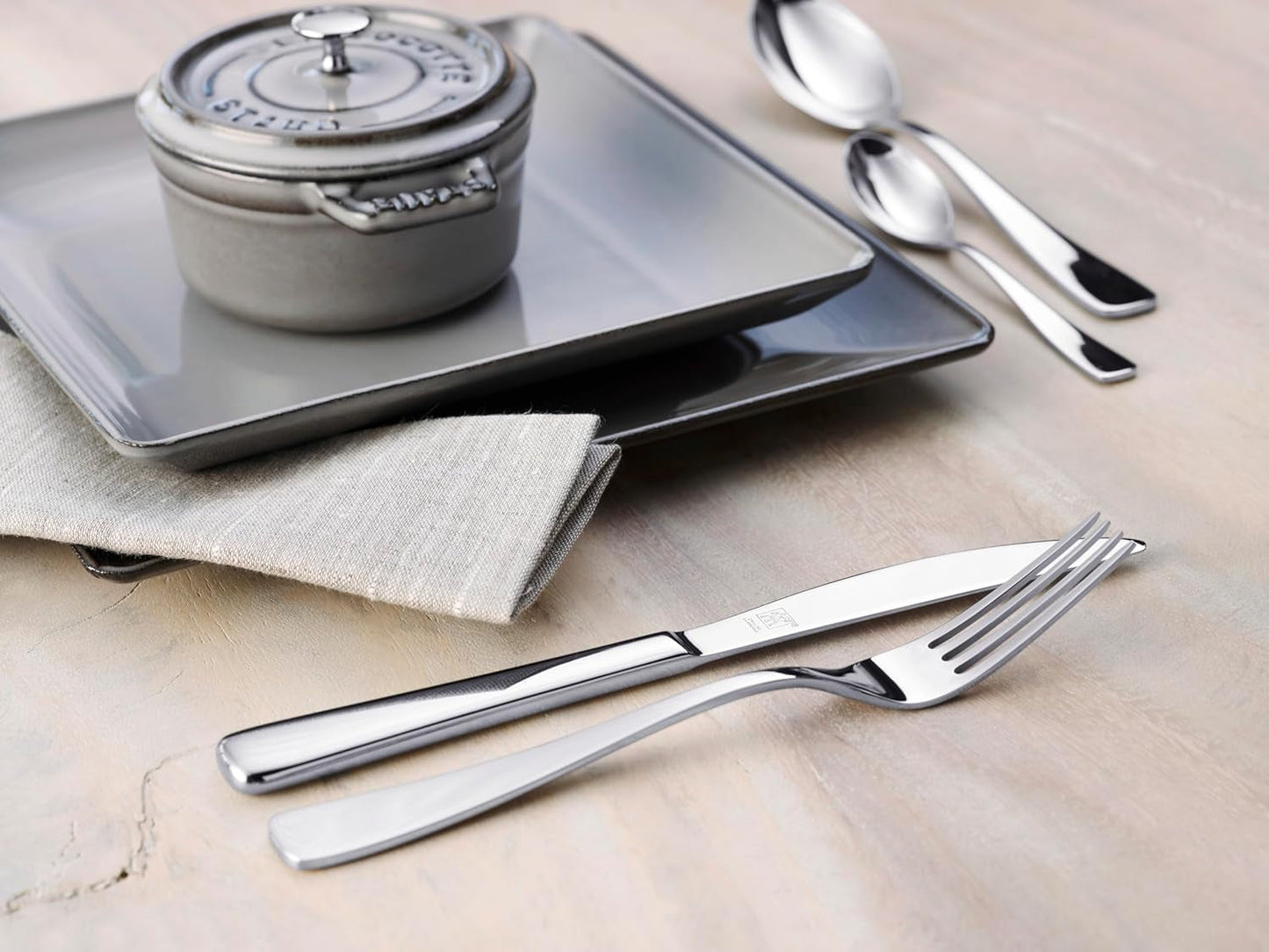ZWILLING Juego de cubiertos Soho, 68 piezas, para 12 personas Cocina Naty Shop