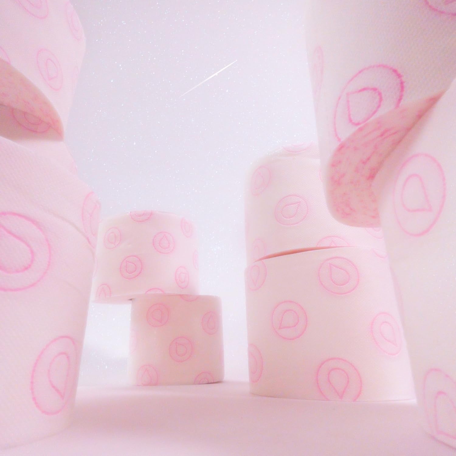 Renova - Papel higiénico Skin Care Plus, Decorado, Perfumado - 12 rollos (Papel higiénico)