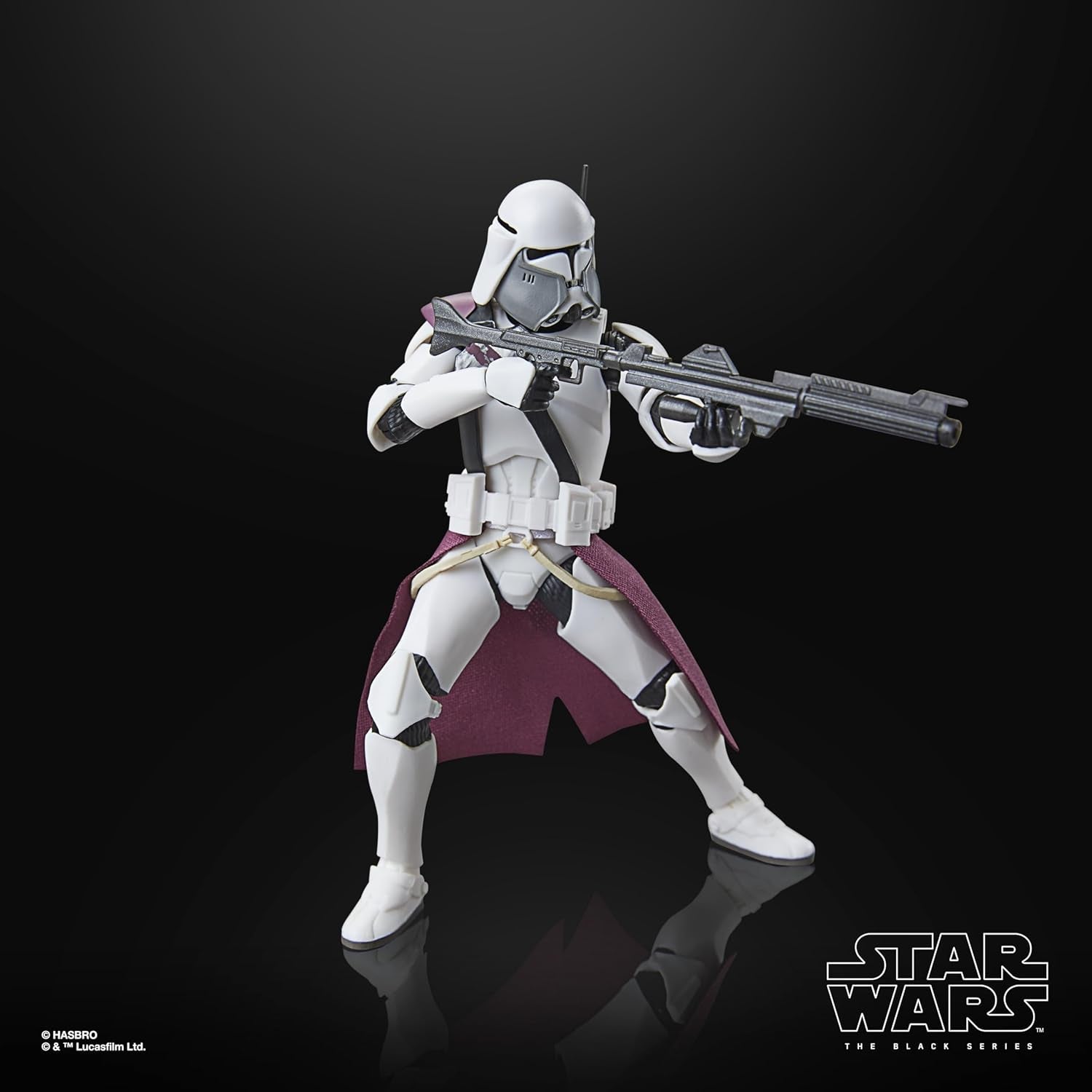 Star Wars Black Series Clone Commander Bacara, Star Wars: Ahsoka Figura coleccionable premium (15 cm) Figuras de acción Naty Shop