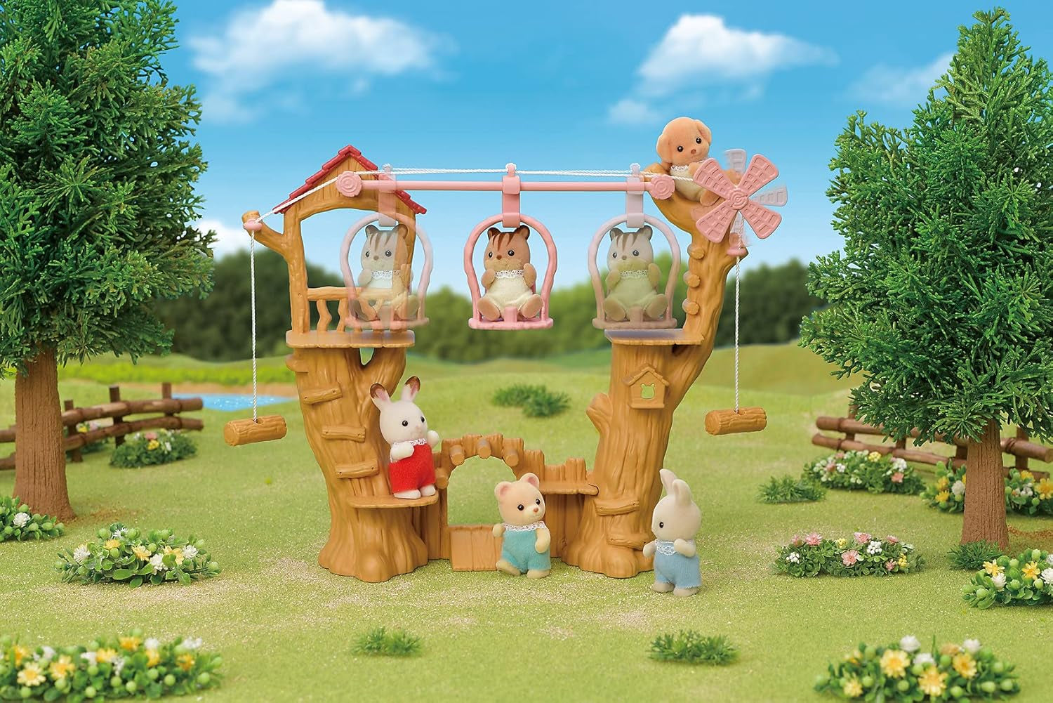 Sylvanian Families 5452 Teleférico para bebés - Juego de casa de muñecas