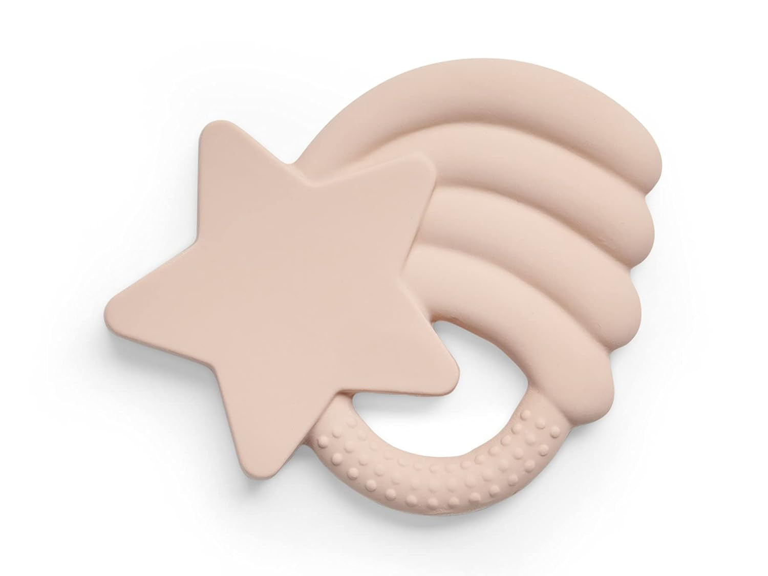 Jollein 101-001-67008 Mordedor de caucho natural Galleta osito de peluche