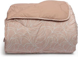 Mesita de noche Foppapedretti y edredón natural para cama doble 2P; hojas de arena, funda 100% algodón, Made in Italy Edredones y colchas Naty Shop Pesca de olas 160 X 190 Cm