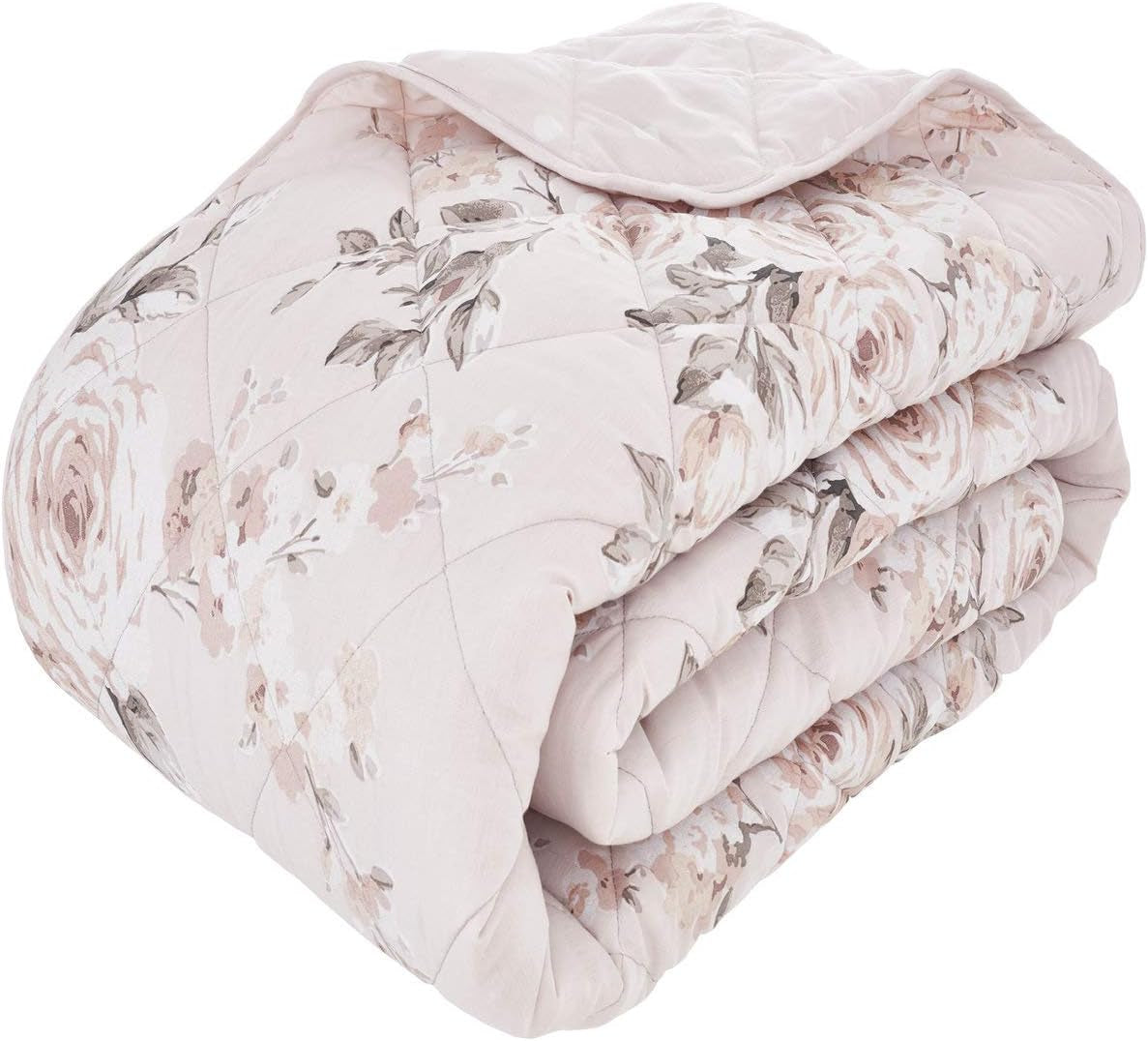 Catherine Lansfield Colcha Canterbury, Fácil Mantenimiento, Blush, Colcha - 220X230Cm Camas y Colchas Catherine Lansfield Rojo