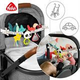 Fehn Cadena para móvil de bebé Panda Baby Mobile - Cadena para móvil de bebé con lindas figuras - Juguete colgante flexible para bebé - Cochecito de juguete para bebés y niños pequeños a partir de 0 meses Baby Toys Naty Shop