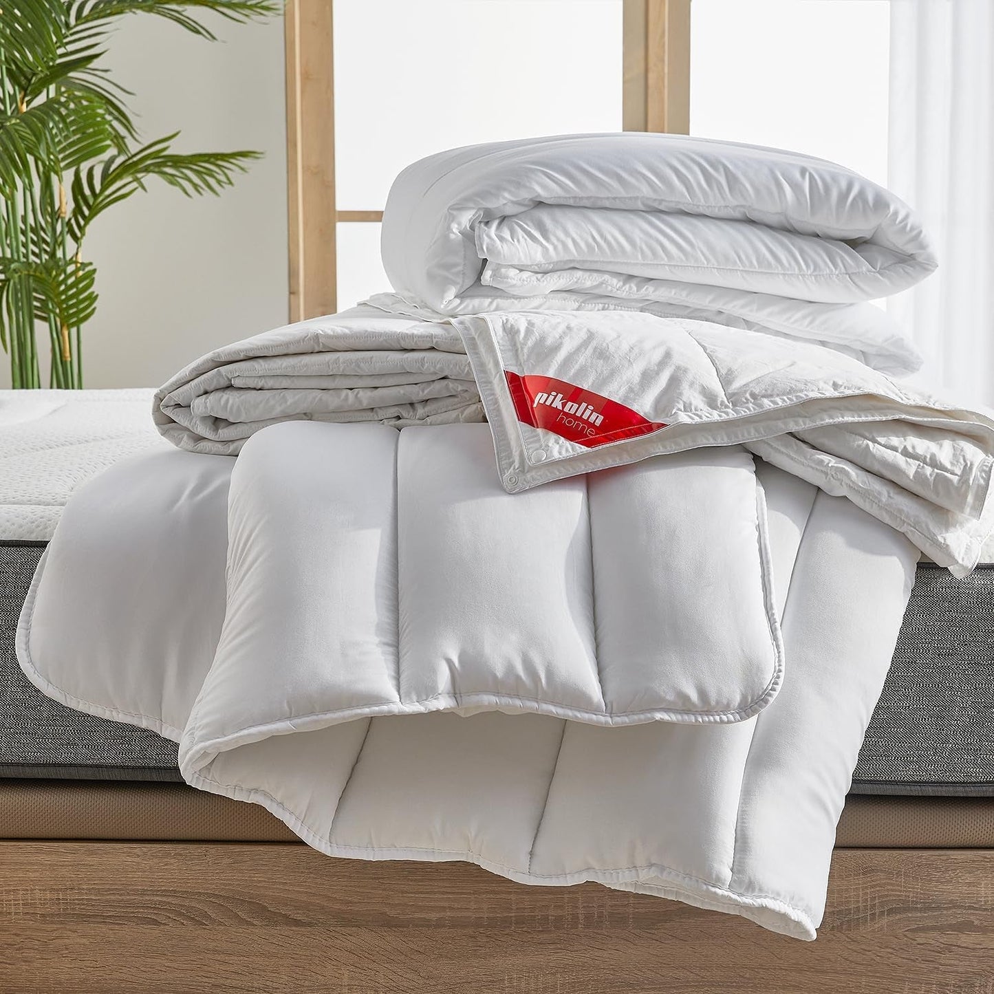 Pikolin Home - Sábana personalizable 100% algodón, transpirable, duradera y resistente Edredones y colchas Naty Shop
