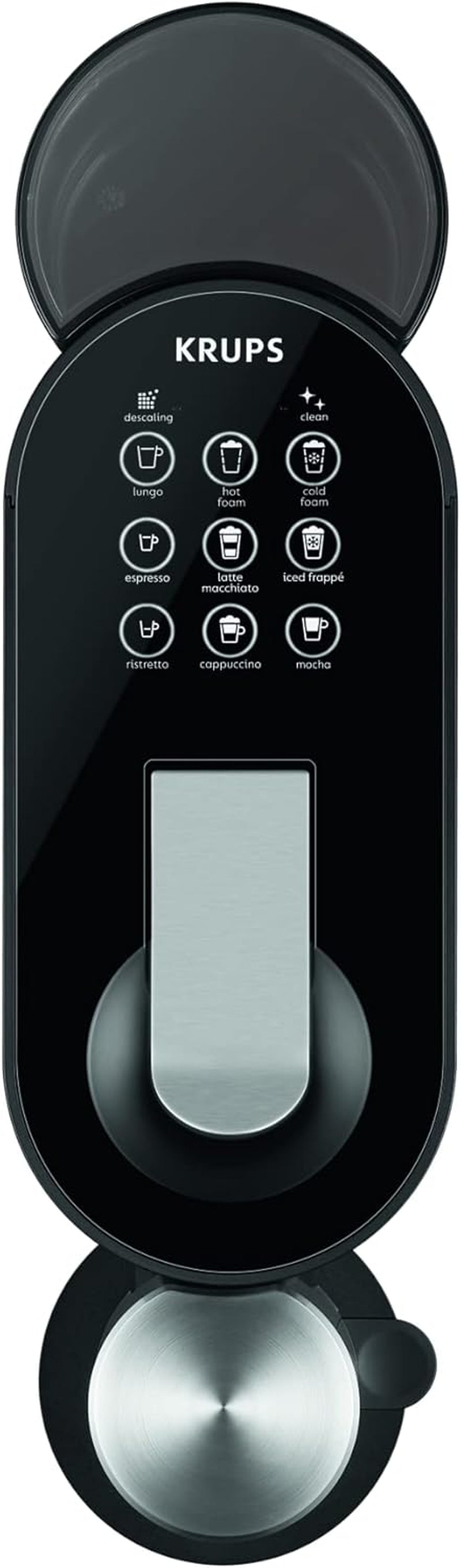 Krups Nespresso Máquina de café expreso, Máquina de café expreso de cápsulas, Estilo barista expreso, Espumador de leche, Hecho en Francia YY4355FD