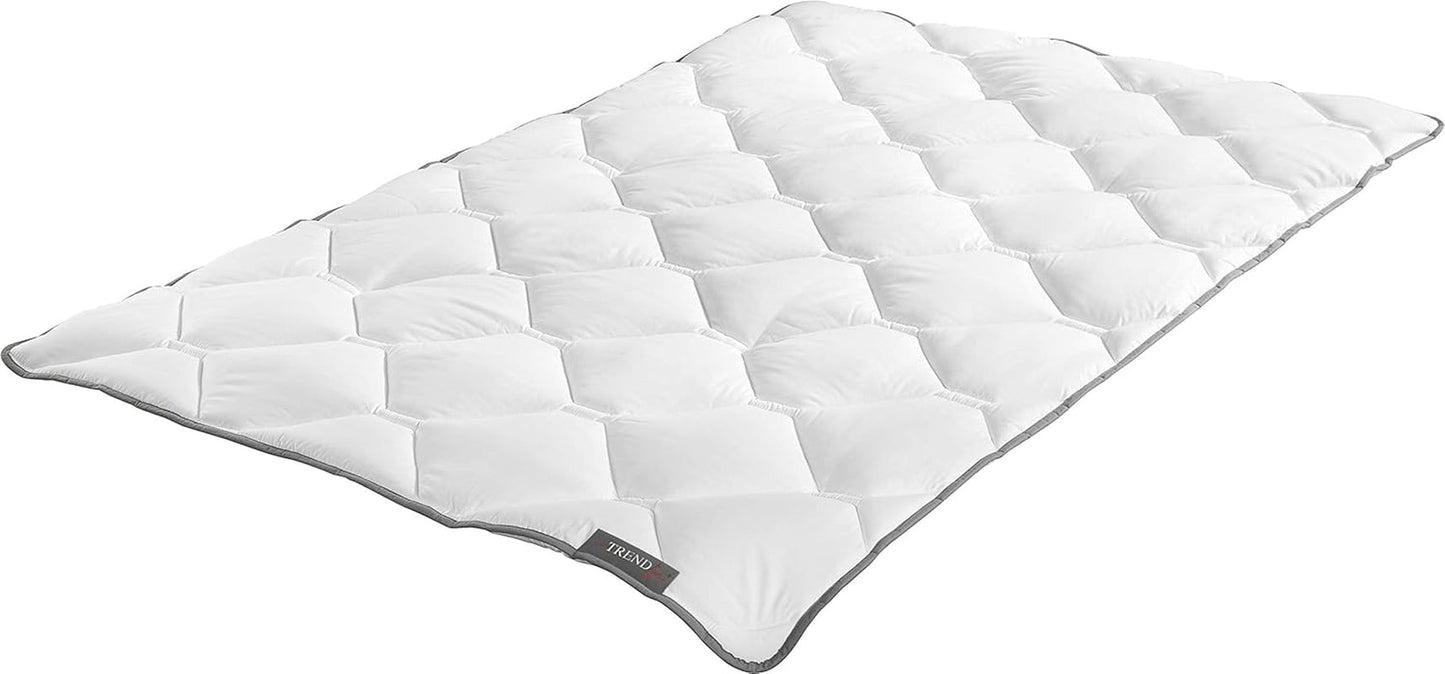 Badenia Trendline Micro resistente a la ebullición, edredón ligero para verano, lavable a máquina hasta 95 grados, 135 x 200 cm, certificado Oeko-Tex, fabricado en Alemania Edredones y edredones Naty Shop 135 x 200 Light - Manta de verano