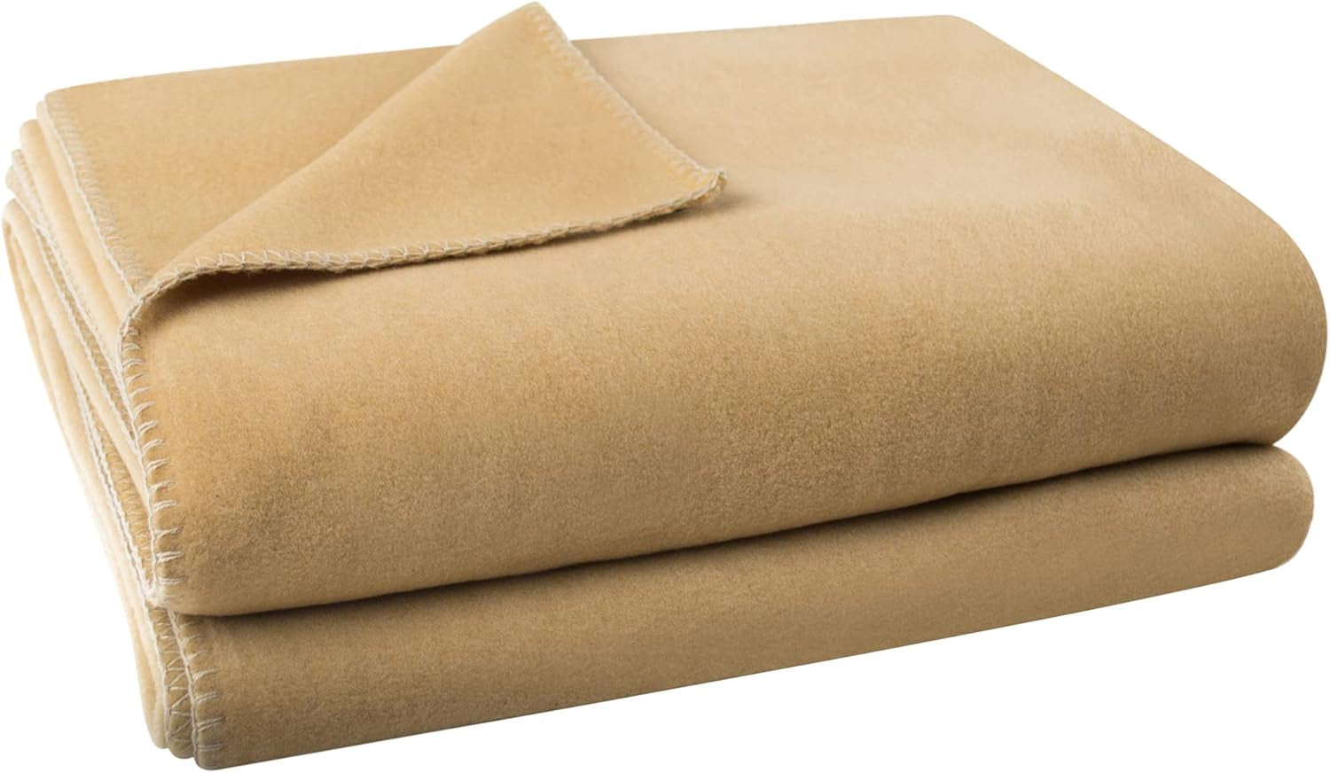 Manta Zoeppritz en color: Beige, 65% Poliéster, 35% Viscosa, Medidas: 160X200 Cm, 103291-810-160X200, 810 Camas y mantas Camel 'zoeppritz since 1828' Título predeterminado