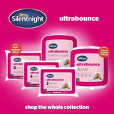 Almohada Silentnight Ultrabounce, Blanco, Microfibra, Blanco, Paquete de 2 Almohadas Estándar Naty Shop