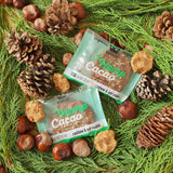 Semillas de cáñamo y cacao - Galletas de avena y anacardo orgánicas, sin gluten, veganas y envueltas individualmente - Paquete múltiple de 12 x 50 g