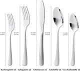 Juego de cubiertos Kitchenboss para 6 personas: Juego de cubiertos de 20 o 30 piezas Cocina Naty Shop