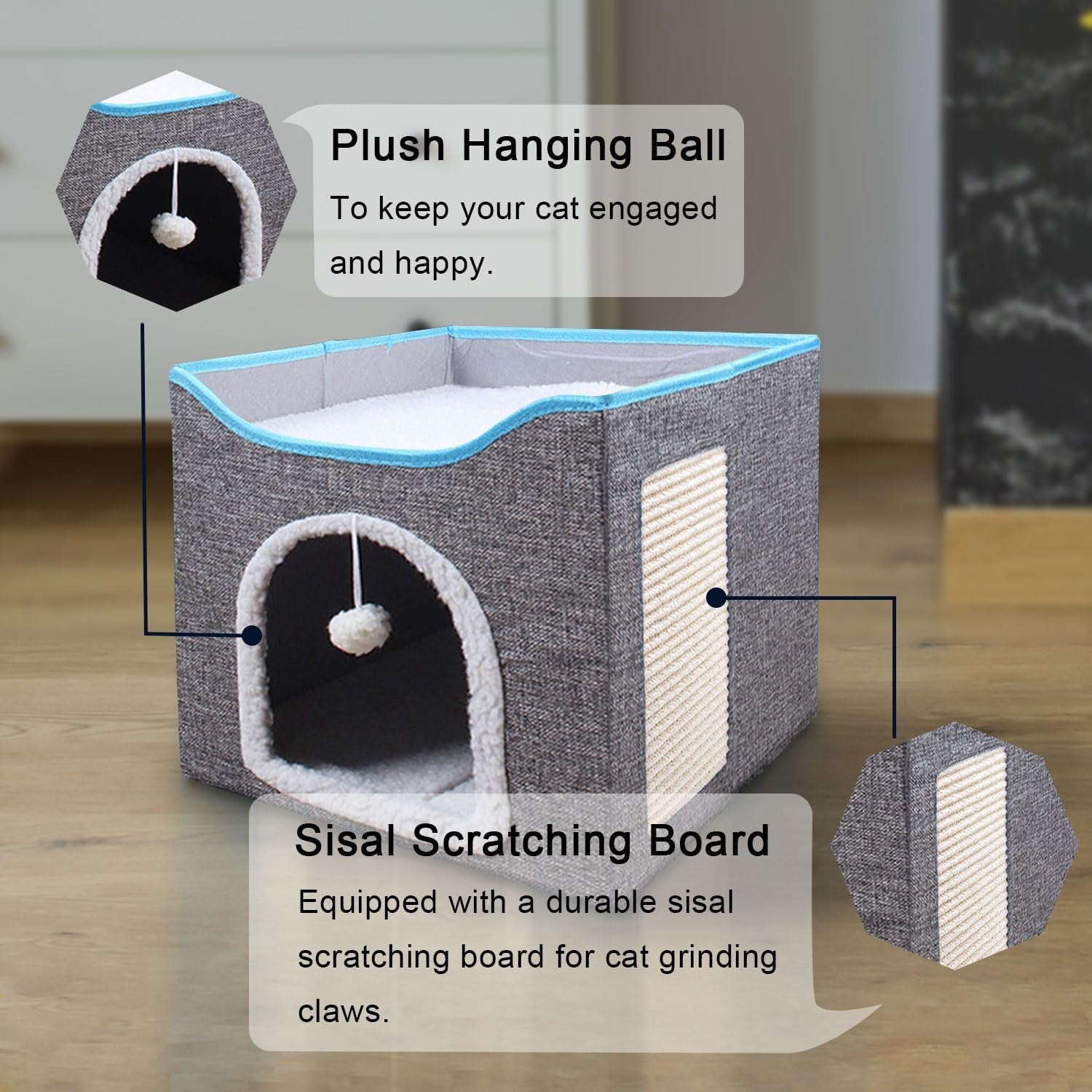 Mantas y Muebles, Mascotas, Casas y Cuevas, Gatos, Camas para gatos, Gatos - camas, colchones