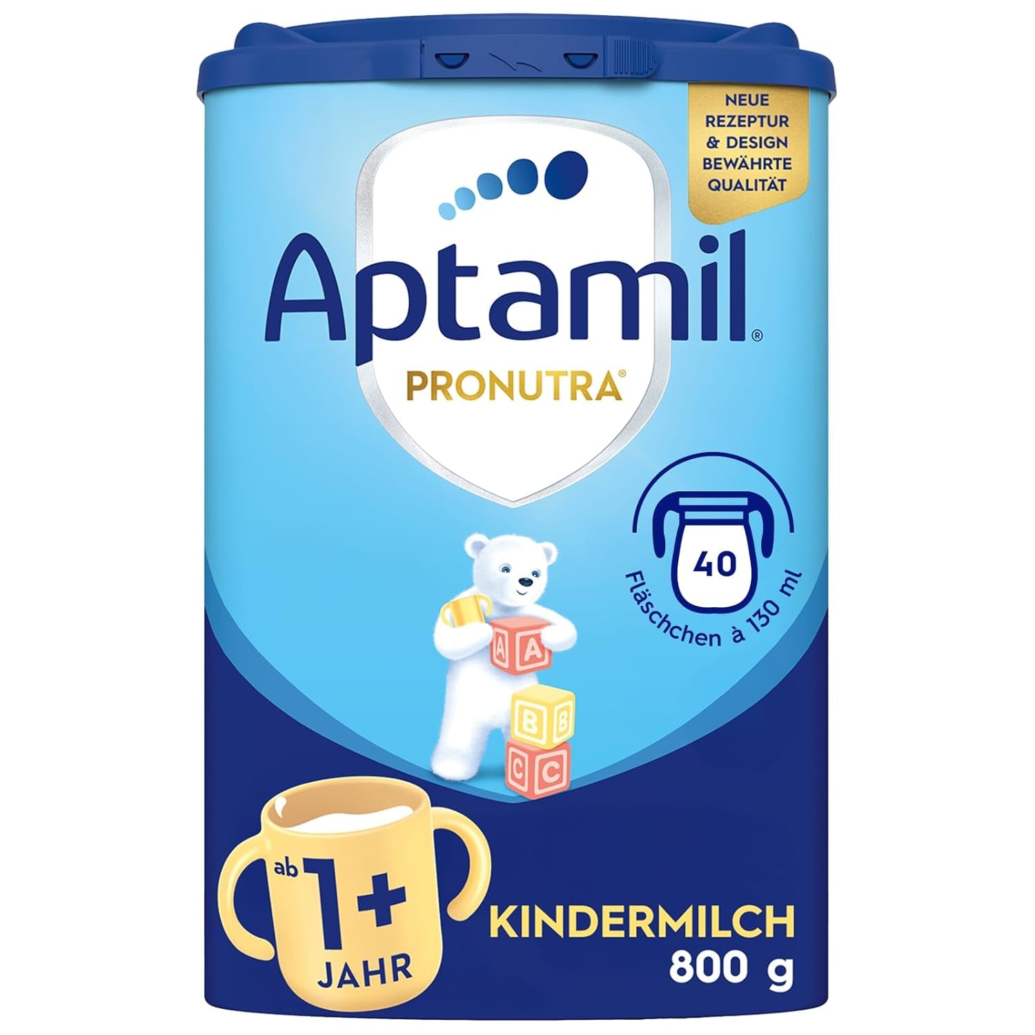 Aptamil Leche de crecimiento 1 Plus - Leche de crecimiento a partir de 1 año - 800g