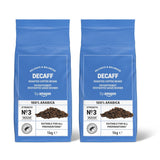 de Amazon Kaffeebohnen, entkoffeiniert, Lichte Röstung, 2 kg (2 Packungen mit 1 kg), certificado Rainforest Alliance