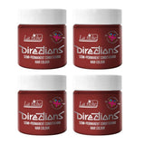 Color de cabello semipermanente Modo de empleo Caja 100 ml 4 pack (Pillarbox Red) Tinte para el cabello Naty Shop Pillarbox Red 400 Ml (1 pack)