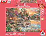Schmidt Spiele 58553 Chuck Pinson, Shore in the Evening Gold, rompecabezas de 1000 piezas Puzzle Naty Shop Título predeterminado