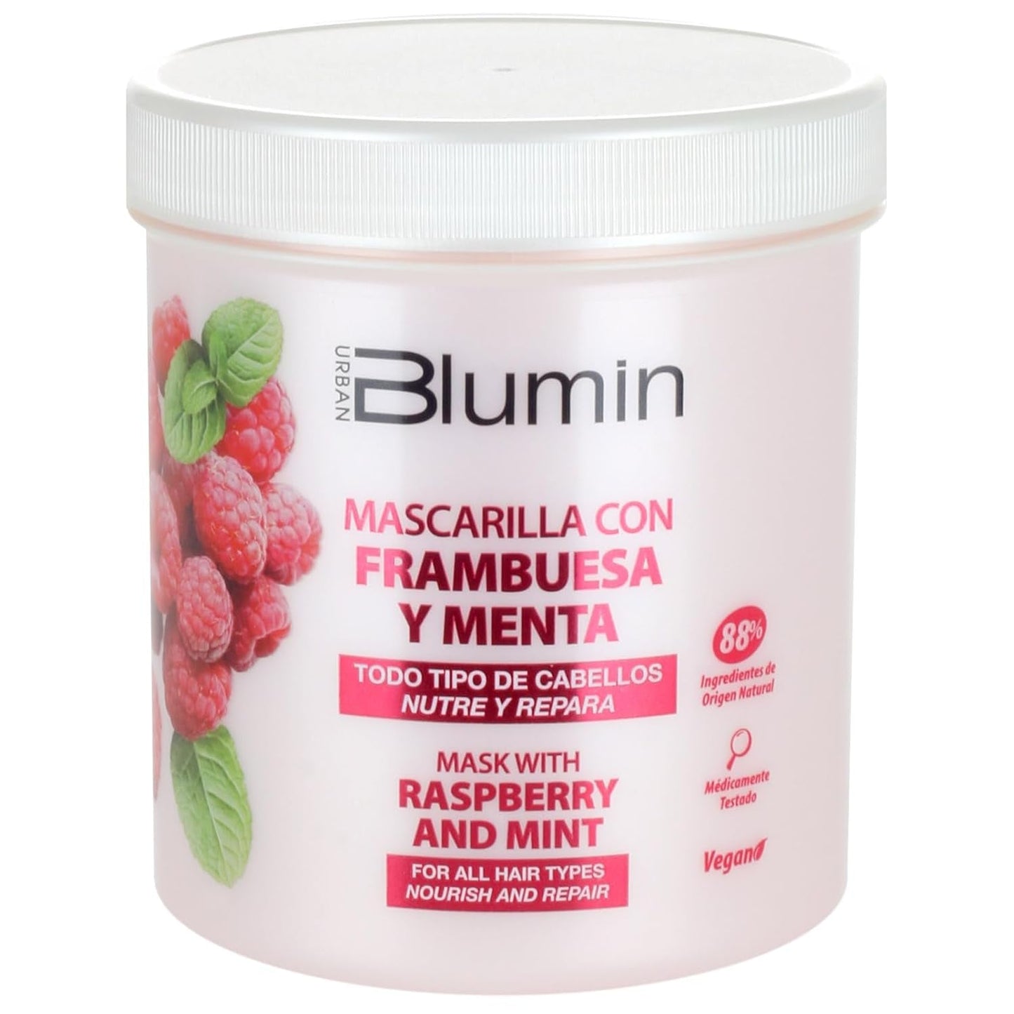 Mascarilla Capilar Urban Raspberry Mint Oil 700ml Naty Shop Mascarilla Capilar Default Title