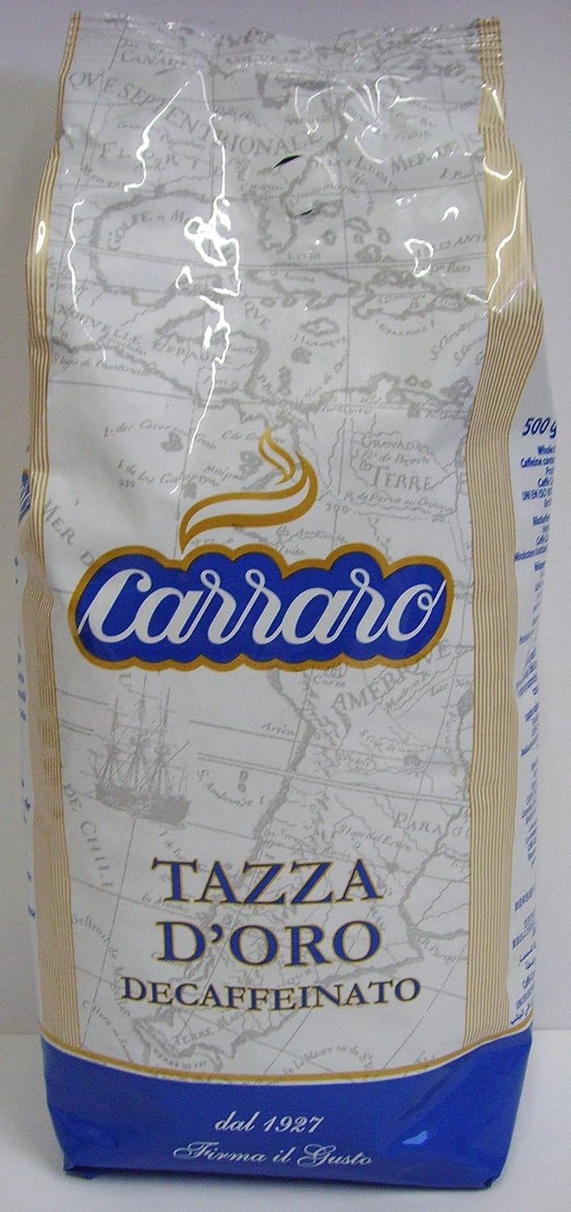 Tazza d'Oro descafeinado DEK granos descafeinados 500 g