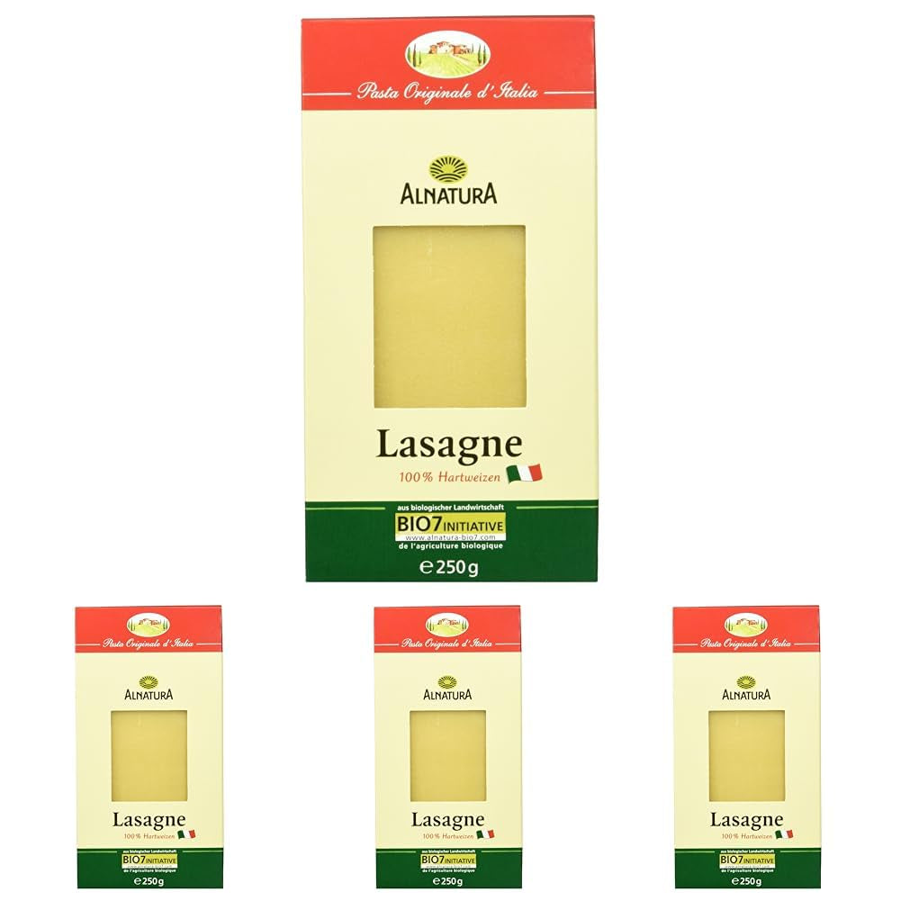 Lasaña ecológica, 250g
