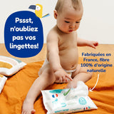 - Tamaño de pañal 4+ 9-20 kg – Ökologische Babywaidern – natürliche Babypflege, hypoallergen, ohne Parfüm und auslaufsicher – hermestellung in Frankreich – 126 pañales desechables – 1 mes
