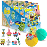 INKEE Bob Esponja Sorpresa Bomba de Baño para Niños Bob Esponja Coleccionable 80 Gramos Naty Shop Set 5 Bombas de Baño Sorpresa Bob Esponja
