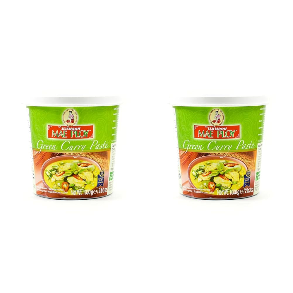 Pasta de curry amarillo, auténtico curry tailandés, cocina tailandesa, 1000 g