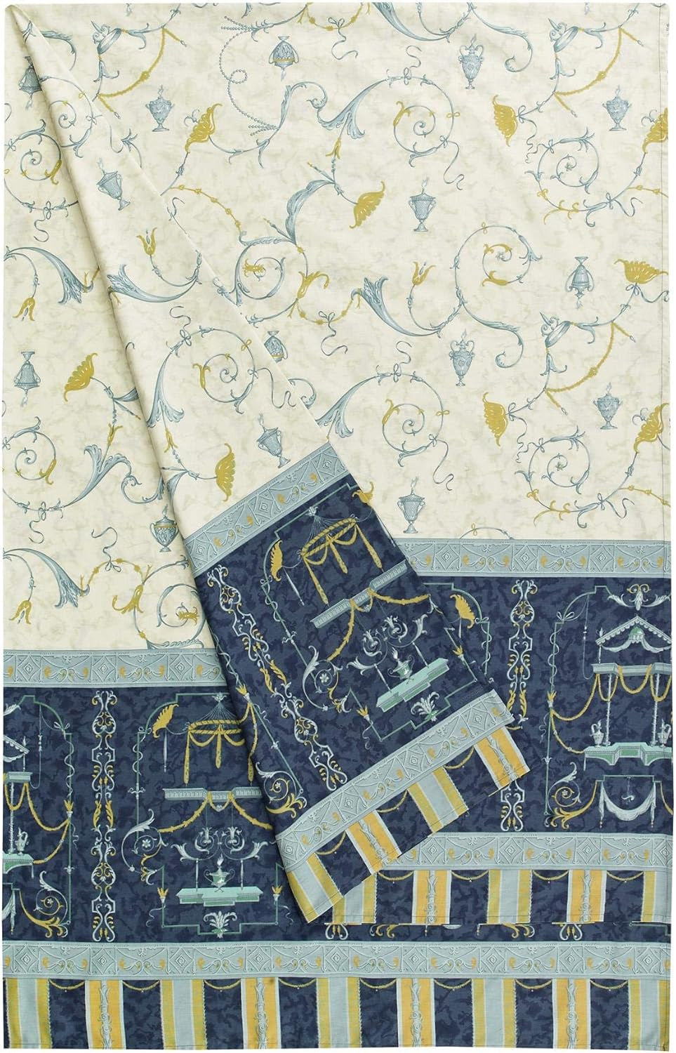 Bassetti OPLONTIS Granfoulard, algodón, azul, 180 X 270 X 1 cm Camas y Mantas Bassetti Azul 180 X 270 X 1 cm