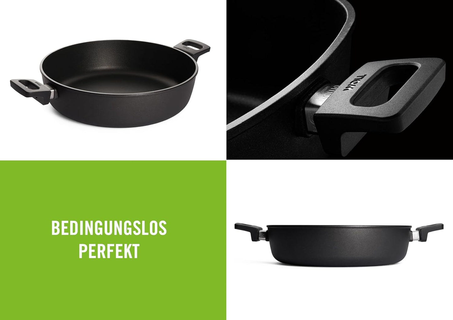 Woll Nowo Titanium Kasserole - Induktiv -, Ø 32 Cm, 8 Cm Hoch, 5,5 Litros, Mit 2 Seitengriffen - Geeignet Für Alle Herdarten Moldes y bandejas para hornear Naty Shop