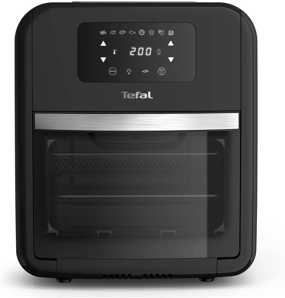 Tefal Easy Fry Oven & Grill Freidora de aire caliente 9 en 1, 11 L Para 6 raciones, 7 accesorios, 8 programas, recetas online Electrodomésticos Naty Shop Default Title