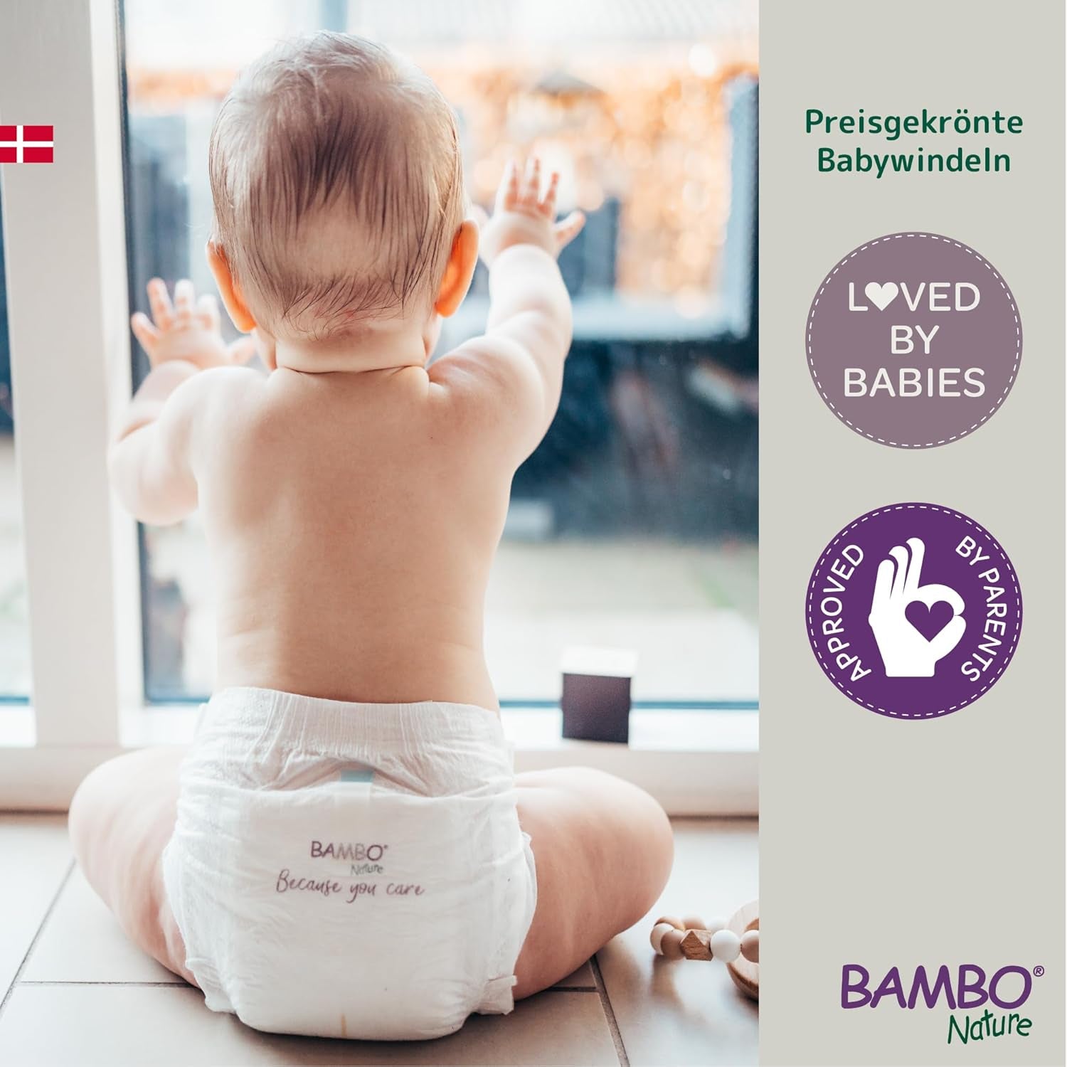 Pañales Bambo Nature para Bebé, Talla 4 (7-14 kg), 144 uds, Caja Mensual | Pañales Premium con protección mejorada contra fugas | Máxima comodidad y libertad para niños activos | Pañales testados dermatológicamente