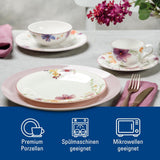Villeroy & Boch Mariefleur Starter Set, Colores Surtidos, Apto para Lavavajillas, Microondas, Vajilla para 2, Vajilla Floral, Vajilla, Vajilla Combinada, Porcelana Premium