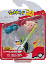 Pokémon PKW3057 Juego de figuras de batalla: Piepi, Tanhel, Lauchzelot Figuras de acción Naty Shop Piepi, Tanhel, Lauchzelot