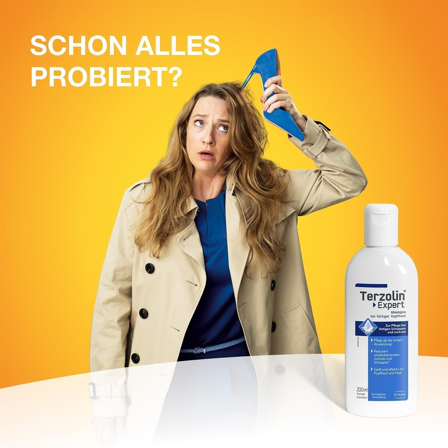 Terzolin Expert Champú para cuero cabelludo y cabello graso, anticaspa, 200 ml Ducha y baño Terzolin