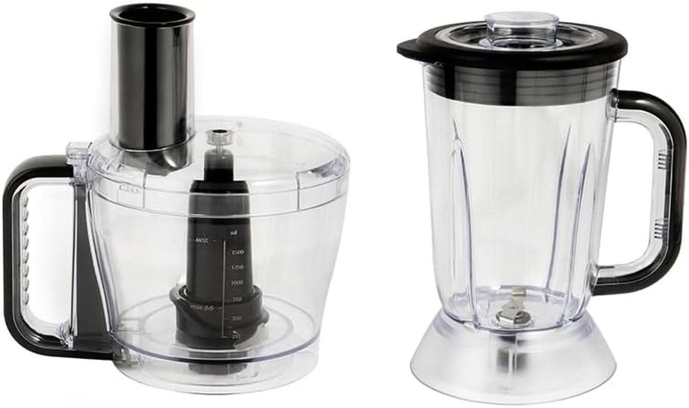 Russell Hobbs Robot de Cocina [Batidora/Picadora de Verduras/Batidora de Mesa/Picadora/Batidora] Robot de Cocina (Amasar, Mezclar y Cortar), Carbón Mate Cocina Naty Shop