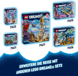 LEGO Dreamzzz Juego de Transbordador Espacial o Coche de Juguete Buggy Espacial 2 en 1 del Sr. Oz, incluye minifiguras del Sr. Oz, Albert y Jayden, regalo espacial para niños mayores de 8 años 71475 Juegos de construcción Besuche den LEGO-Store